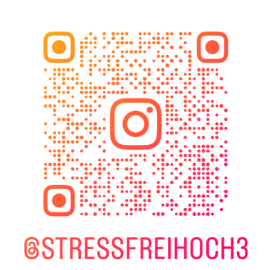 QR-Code zur Instagram-Seite von Stressfrei³